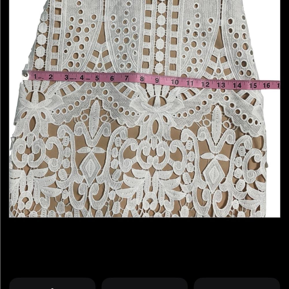 Lulu's Creamy White Lace Mini Dress - Picture 14 of 16